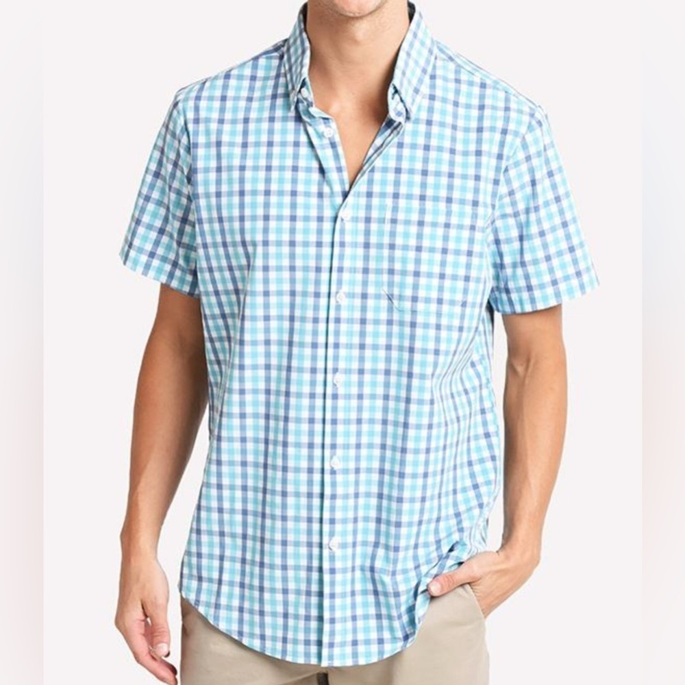 Mizzen Main Leeward Performance Shirt Men’s Large Standard Fit Short Sleeve